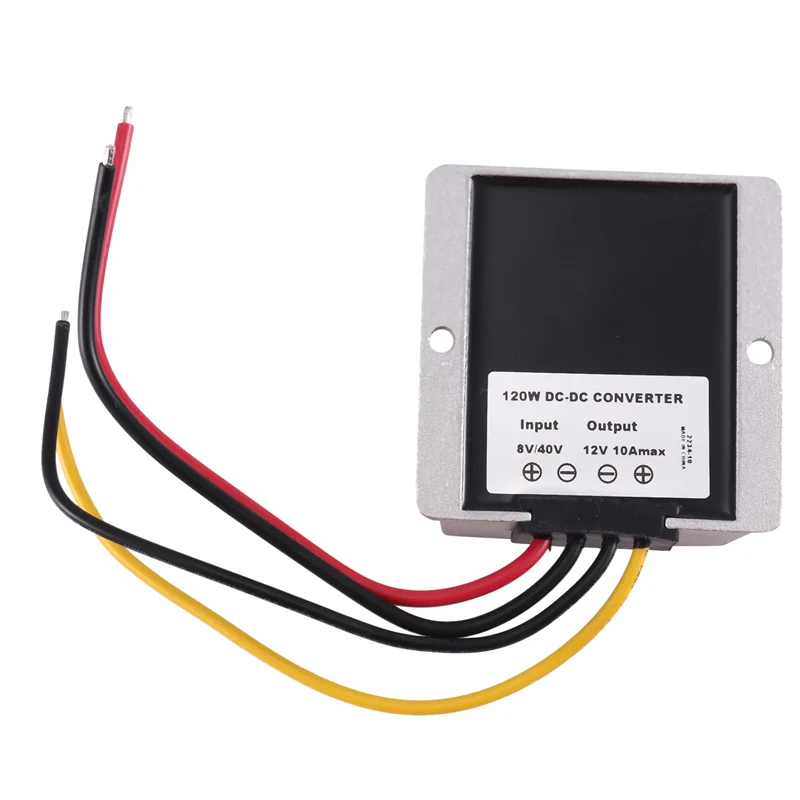 【Flash-Deal!】1 Piece DC 8V-40V To DC 12V 10A 120W Step Up Down Voltage Module LED Solar Power