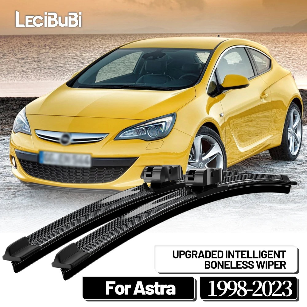 Für Opel Astra G H J K L 1998-2023 2015 2016 2019 2021 2022 2 stücke Frontscheibe Wischer klingen Scheibenwischer Carbon Faser