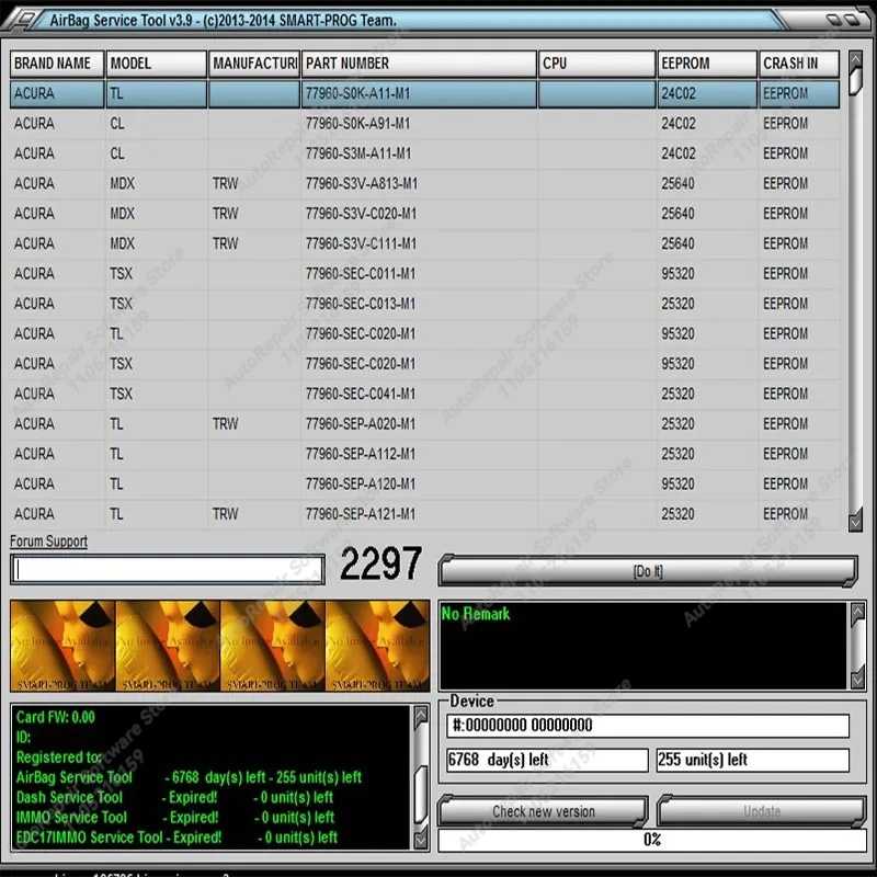Outil de service d'airbag 3.9 et outil d'airbag SattvDiag 24.05.08 + logiciel de voiture Keygen