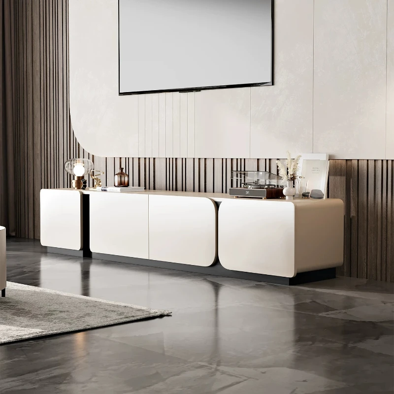New Modern Simple Mueble TV Cabinet Stands Light Luxury High-end Living Room Tv Stand Panel Furniture For Home Cabinet Rooms