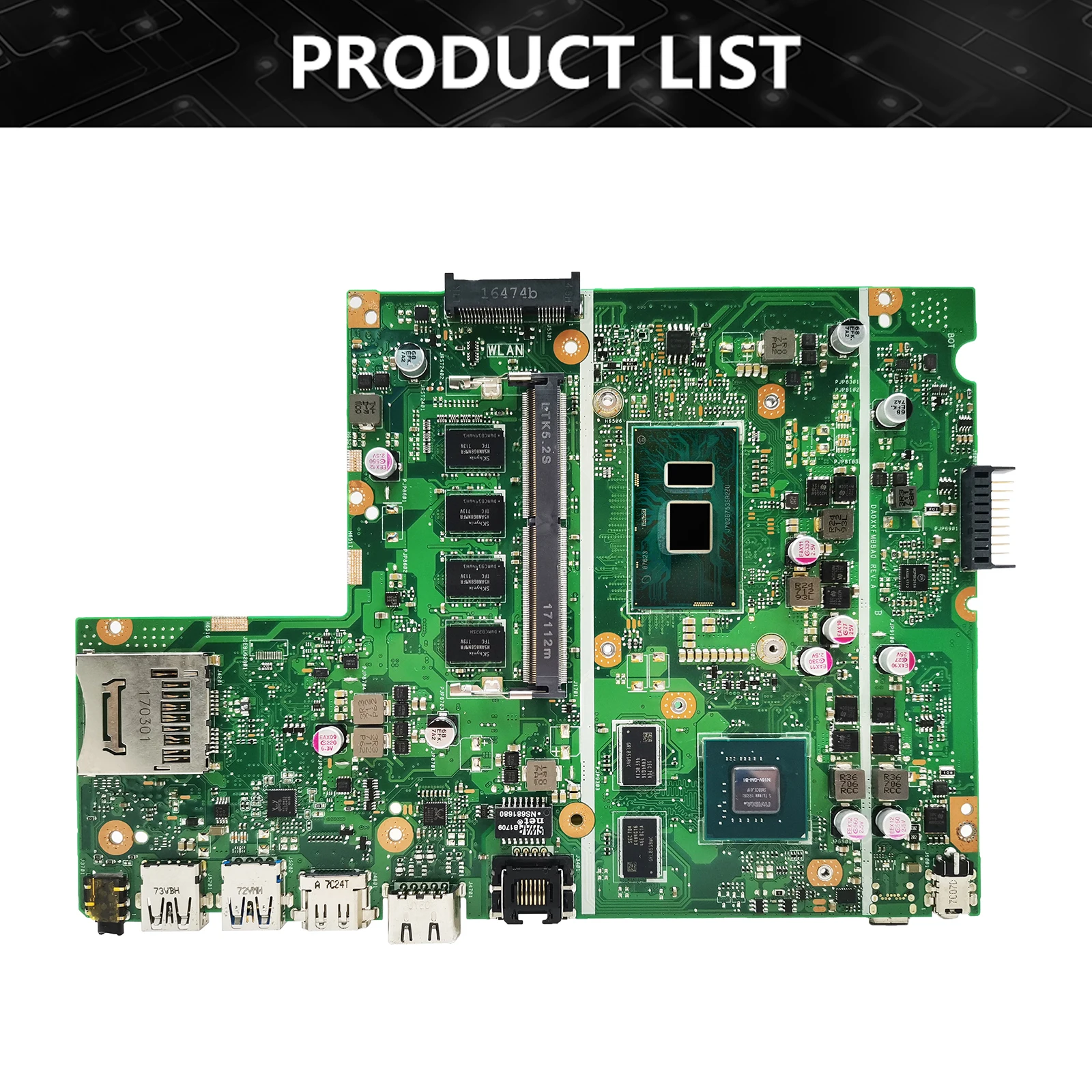 Imagem -06 - Placa-mãe Portátil para Asus X541uj X541uvk X541u F541u A541u Mainboard i3 i5 i7 Cpu Gt920m 4gb 8gb de Ram