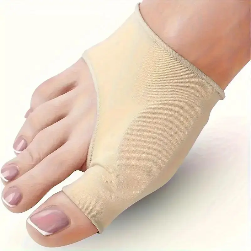 1Pair Comfort Plus Breathable Washable Gel Pads, Ergonomic Toe Pressure Relief Cushions for Night Wear, Running & Home Foot Care