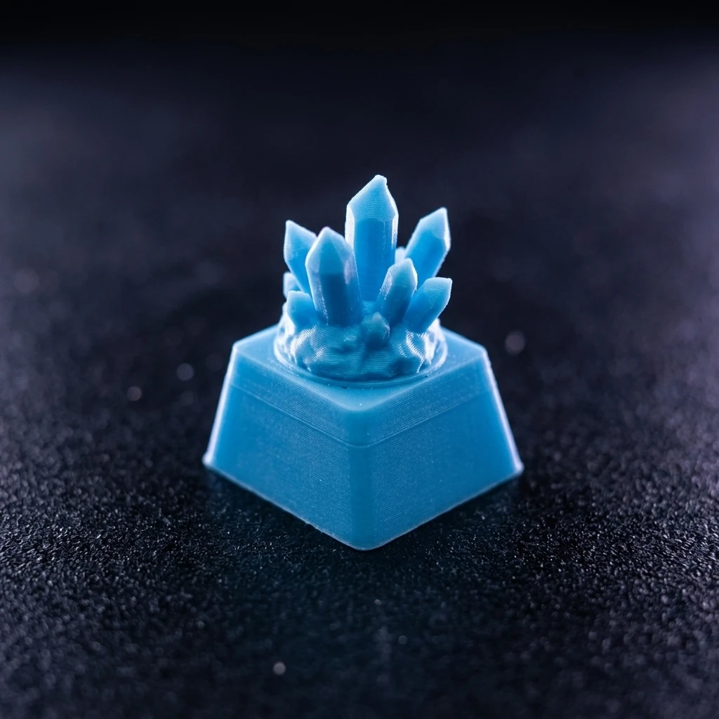 Crystal cluster  Custom Keycaps Cross Axis PC Gaming Keyboard Peripherals Collection Gift