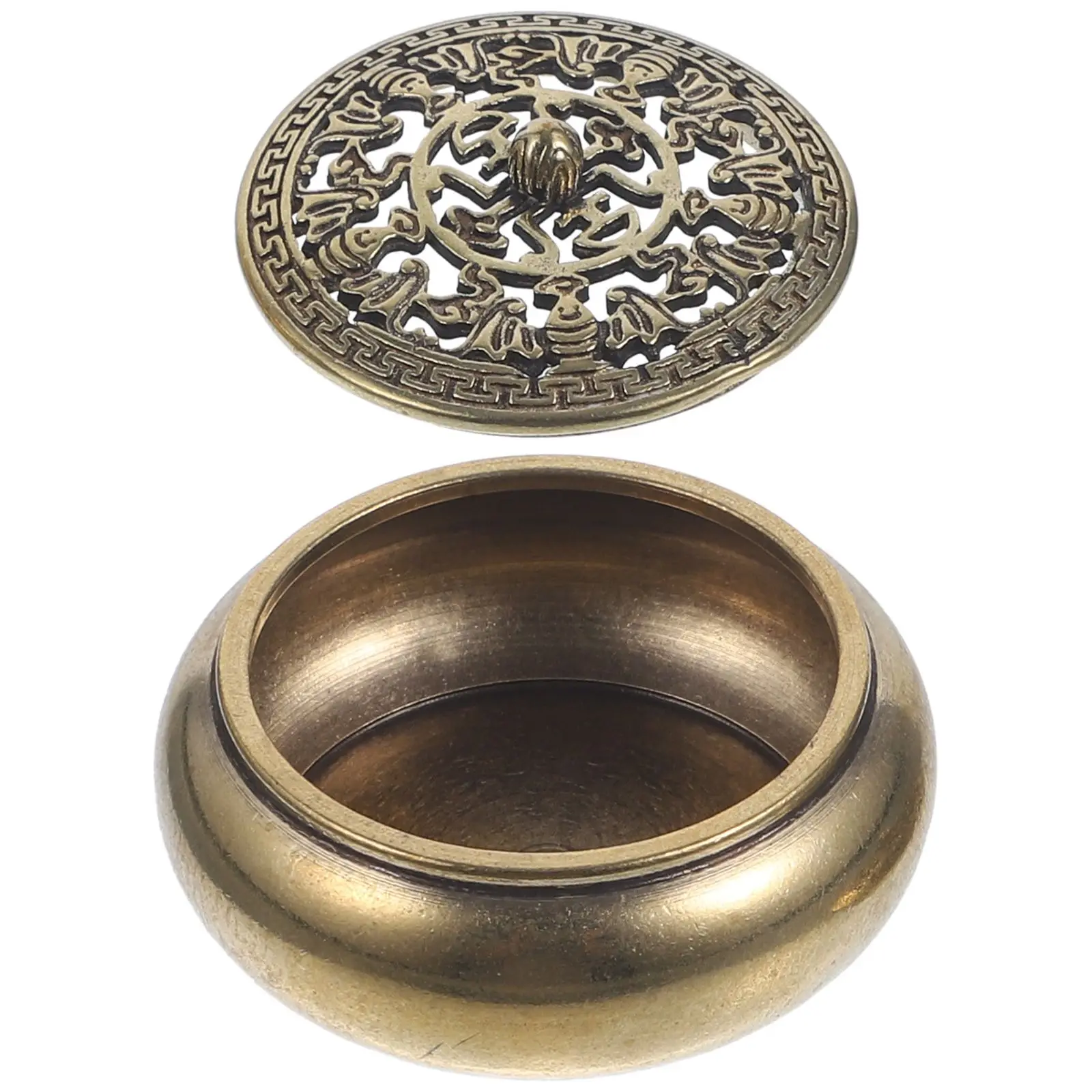

Brass Incense Burner Home Decor Table Freshener Diffuser Elegant Censer Holder Creative Design Low Price