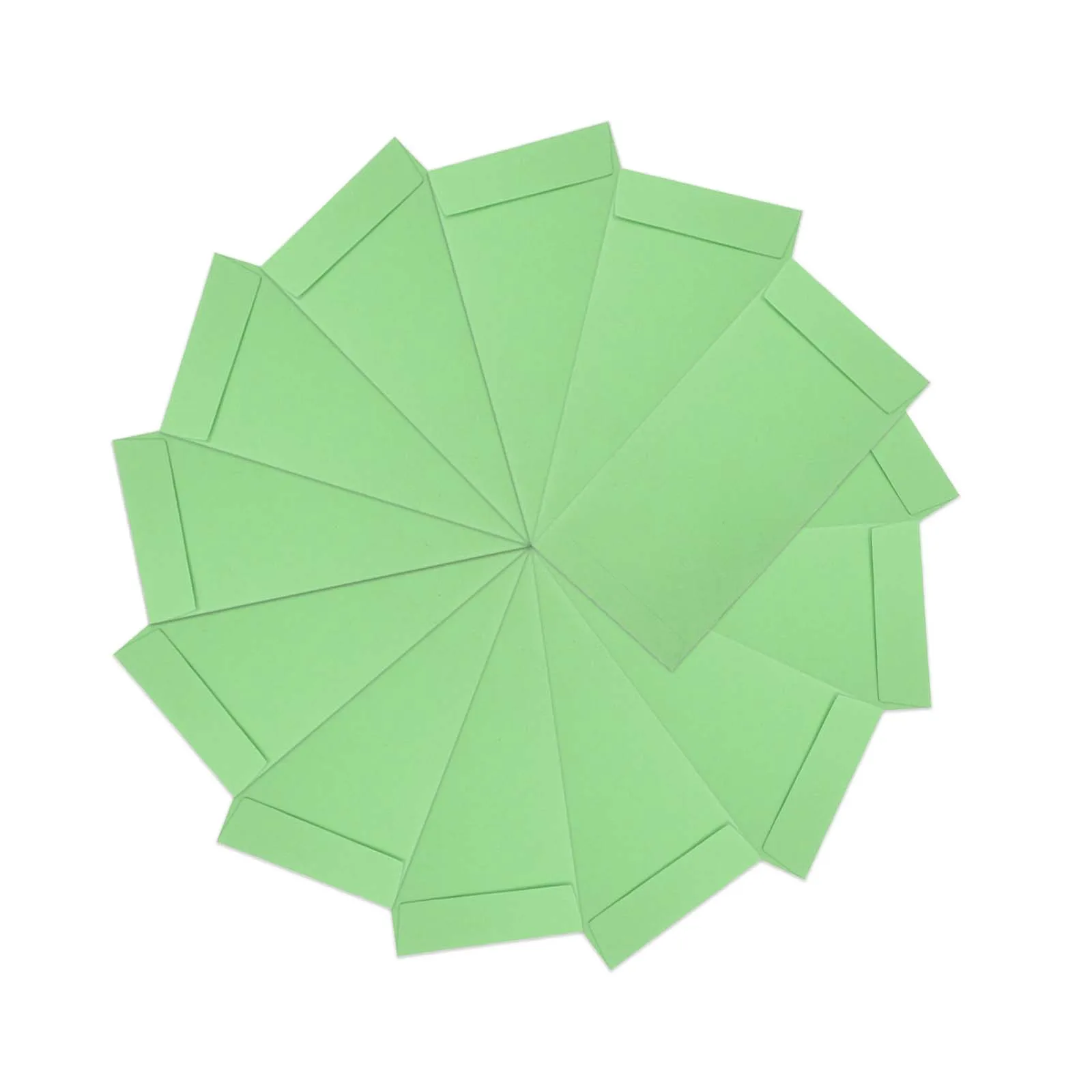 

60 Pcs Envelope Blessing Card Envelopes File Multicolor Business Green Greeting Self Seal