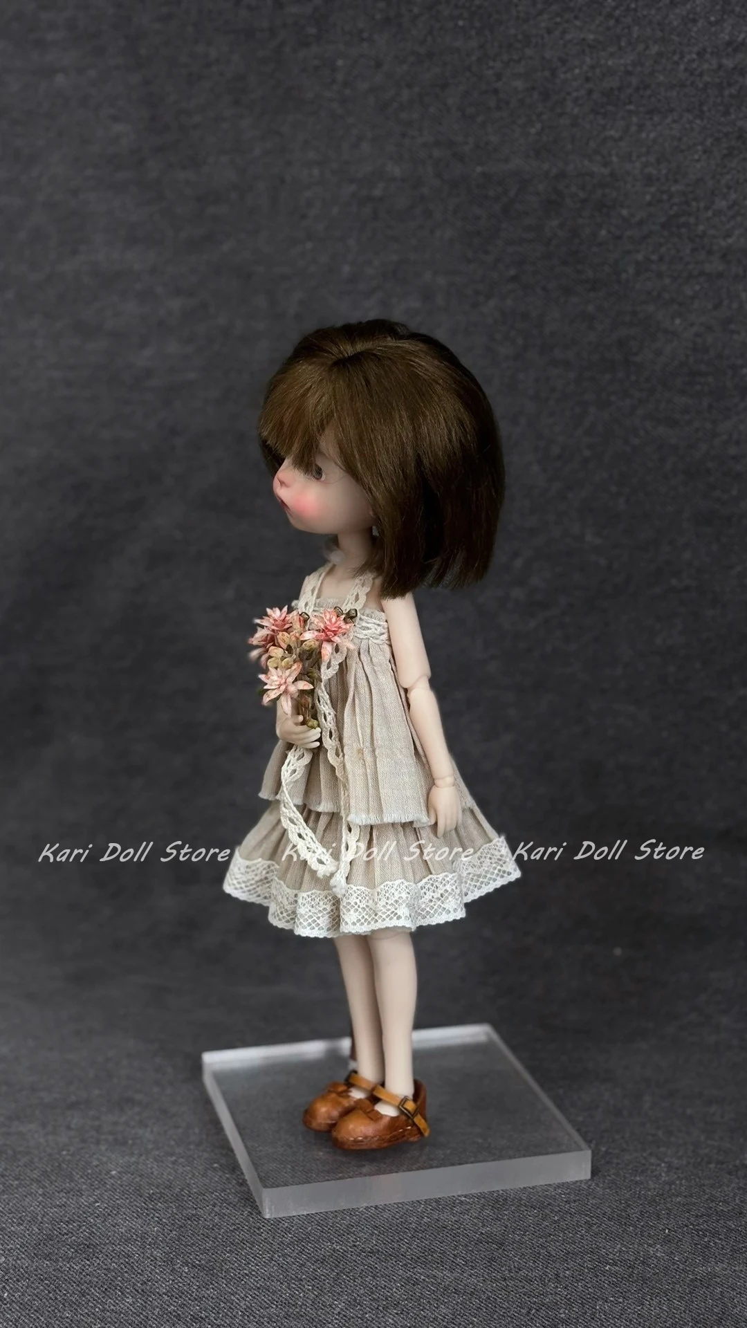 

Kari Doll Clothes and skirts 2025 Linen top trousers lace skirt set for Landazz Landoudou Doll