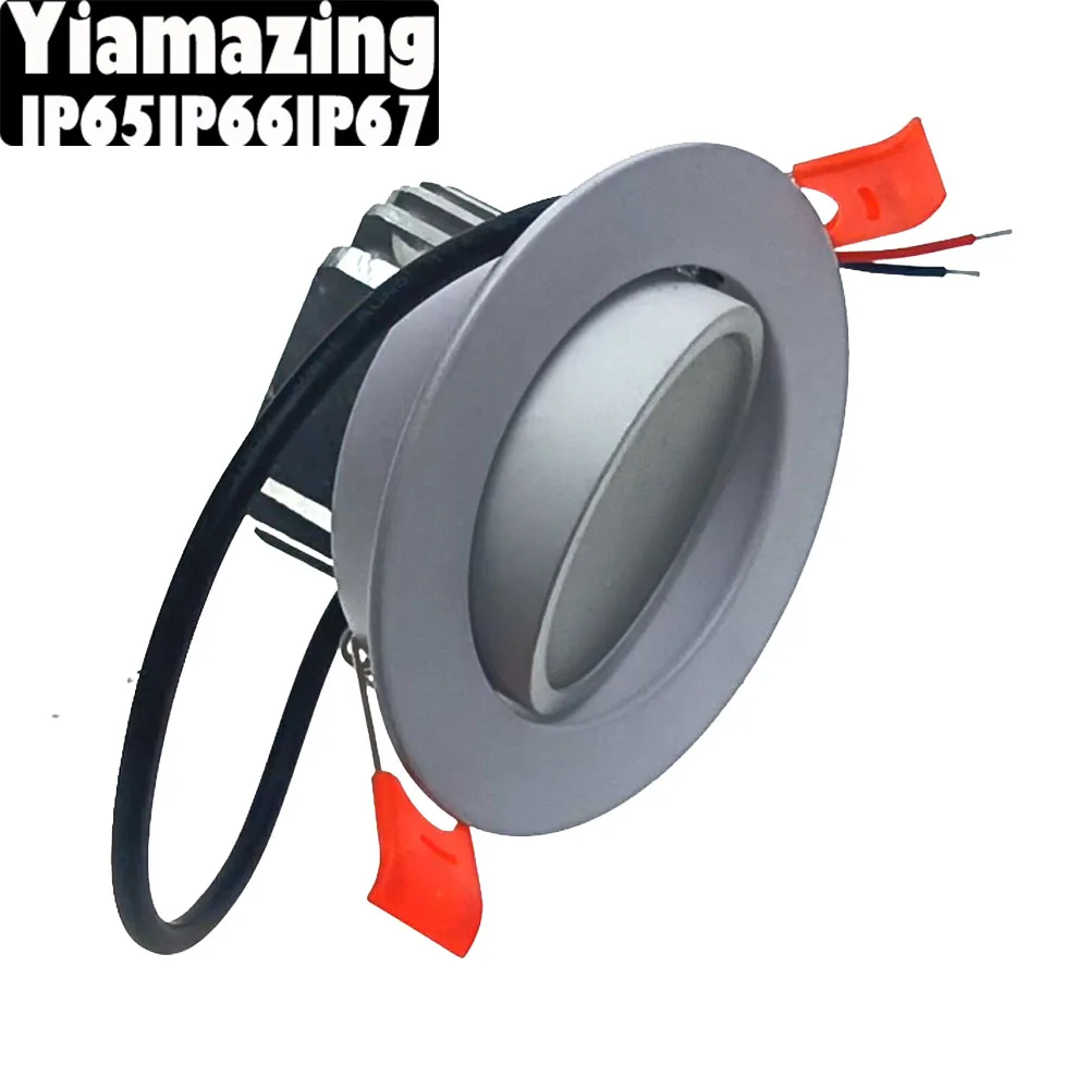 

White IP67 220V Adjust Angle Outdoor Waterproof IP65 IP66 LED Downlight 7w 9W 12W 15W 18W Kitchen Wall Spot Light Ceiling Lamp