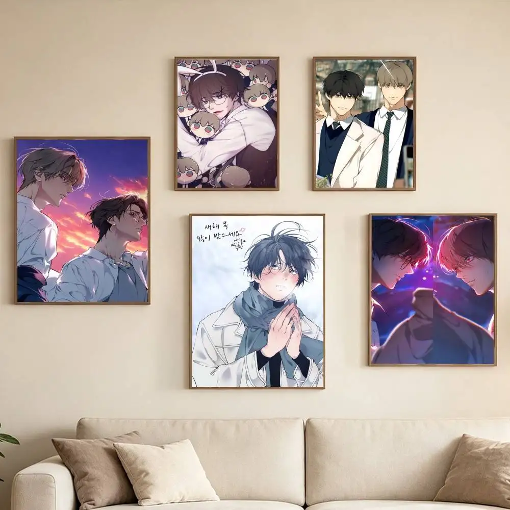 Lost in the Cloud M-Manga Poster High Quality Dorm Living Room Aesthetic Wall Decoration Painting Stickers Gift