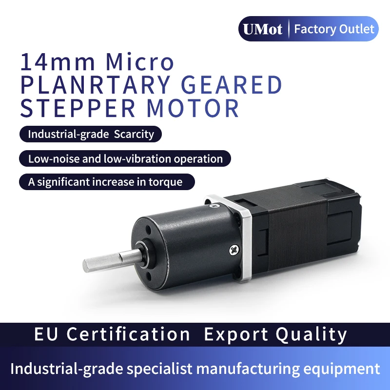 UMOT NEMA 6 High Precision Two-phase 4-wire 14mm Hybrid Stepper Motor Ratio 1:4.75/1:16/1:22.5/1:49/1:64/1:84/1:135/1:224/1:304