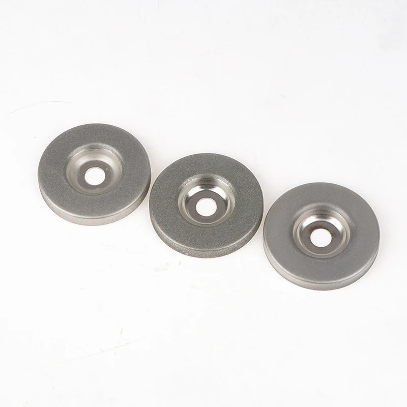 

50mm 2 Inch Diamond Grinding Wheel Sharpener Trimming 180/320/600 Grit Circle Grinder Disc Stone Sharpener Angle Cutting Wheel