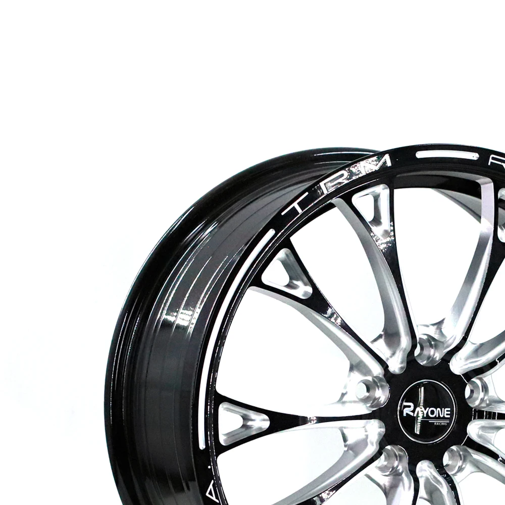 Custom WheelsDX344 Hot New Design 18 Inch 5x114.3 Alloy Wheel Rim Milling Design Passenger Car Wheels Hot Sale In ThaiISO Certif