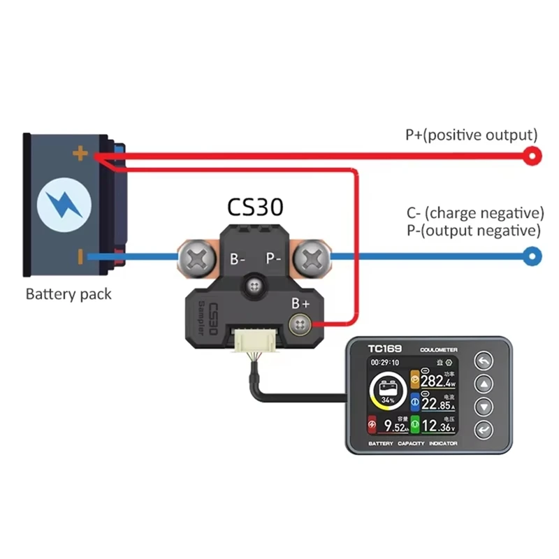 ABNO-TC169 Color Screen Curon Electric Calcus Timphotospholtic Iron Clear Battery Power Display Table Bundle