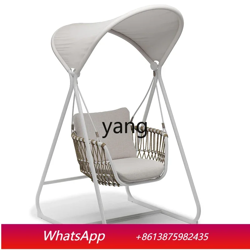 

LTT Internet celebrity swing outdoor courtyard rattan chair outdoor adult hanging basket rocking chair double swing