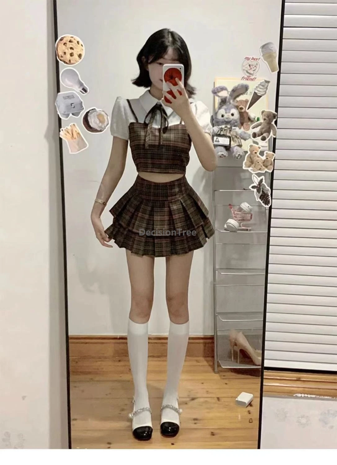 2025 dolce design scozzese uniforme scolastica femminile stile accademia giapponese abbigliamento quotidiano campus outfit uniforme jk per ragazze alla moda