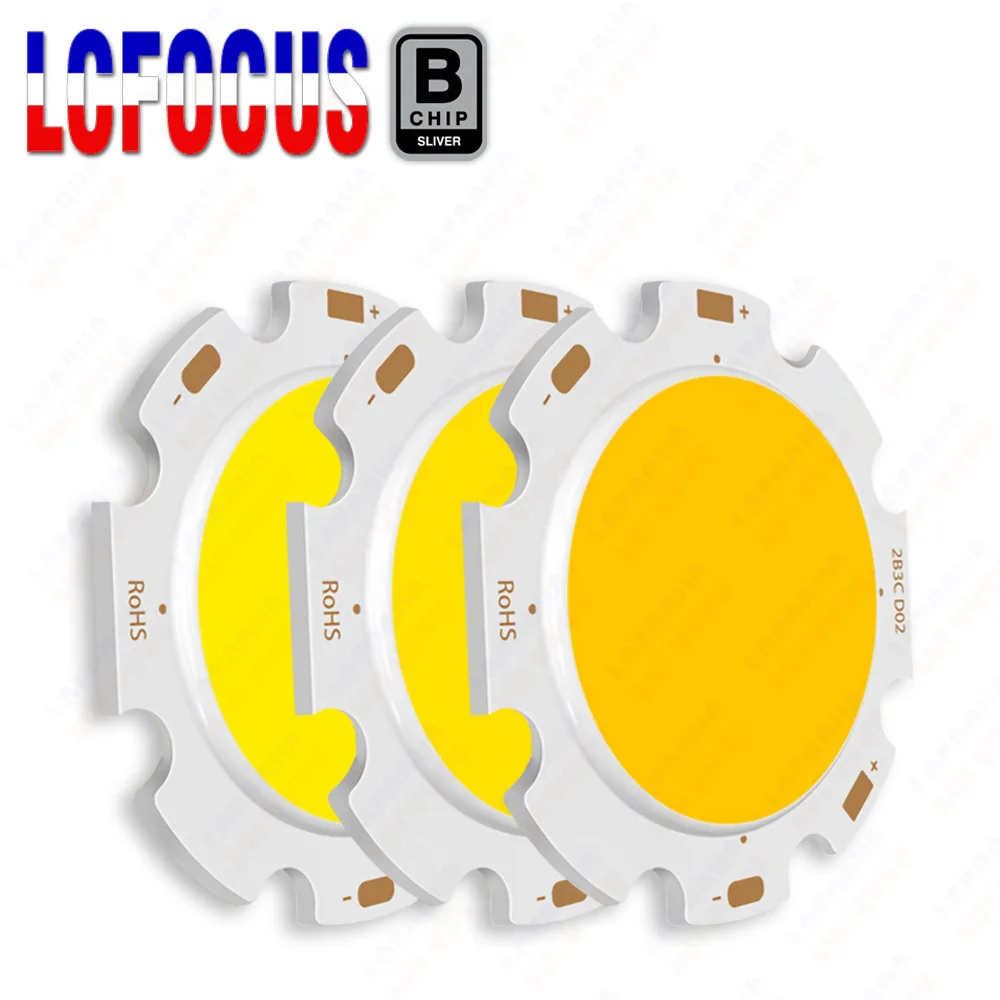 5Pcs CRI Ra 80 LED Chip COB 3W 5W 7W 10W Warm Natural White 3000K 4000K 6000K 2820 Star Board For DIY Bulb Track Light Downlight