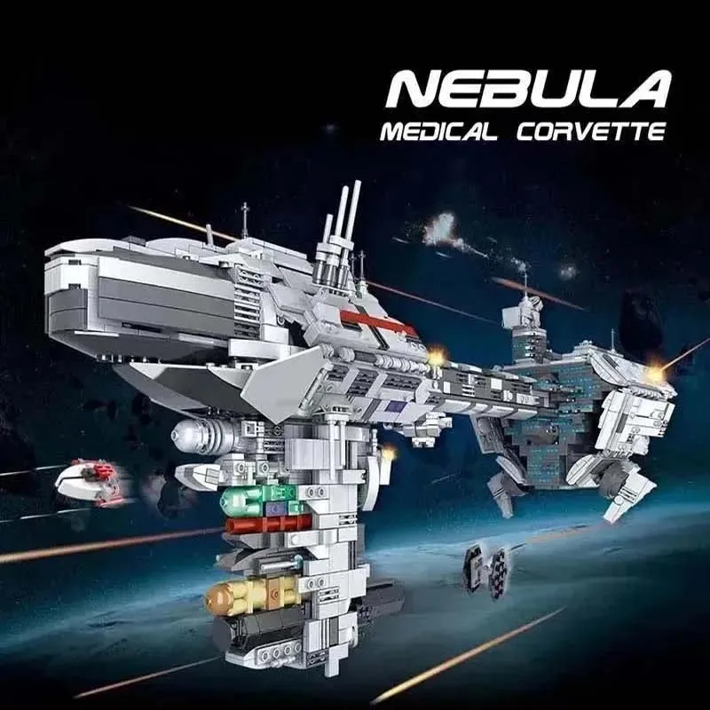 1988 PCS Nebulon Model B Escort Medical Frigate Corvette Birthday Christmas Gift Toy KidsBuilding Blocks Bricks