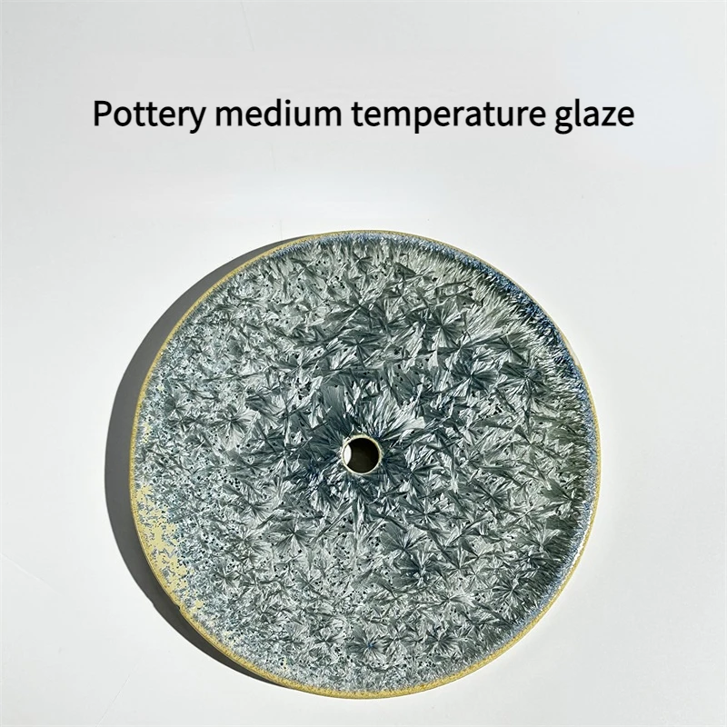 300ml Ice Crystallization Pottery Glaze Medium Temperature Electric Kiln Art White Ice Crystal Glaze Pottery Supplies