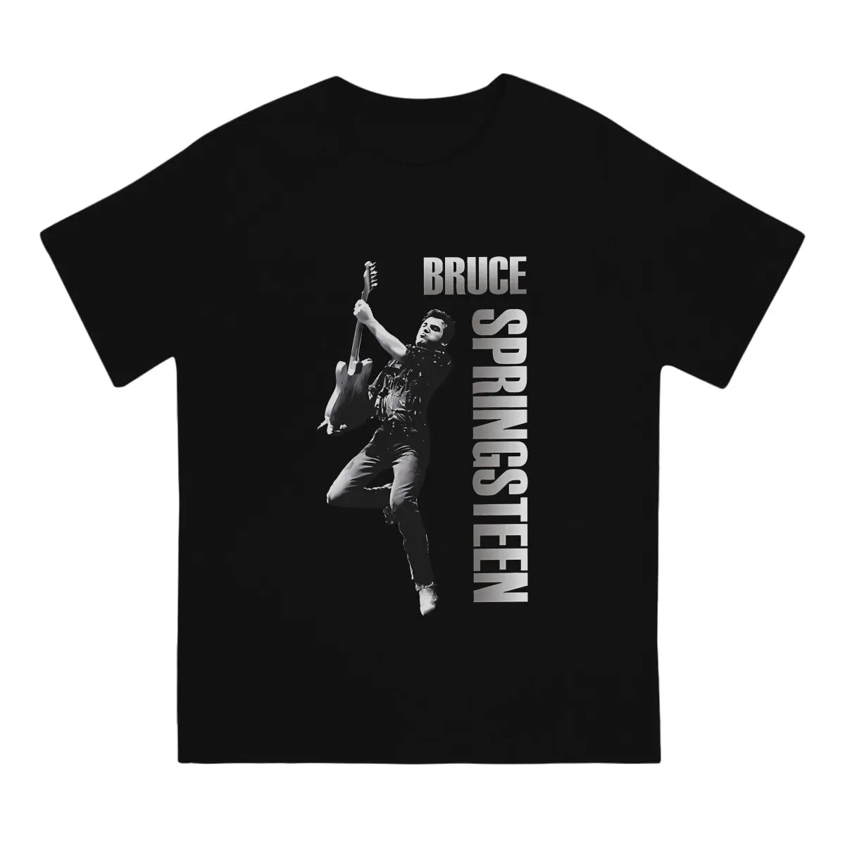 MUSIC Men TShirt Bruce Springsteen O Neck Short Sleeve Fabric T Shirt Funny High Quality Gift Idea