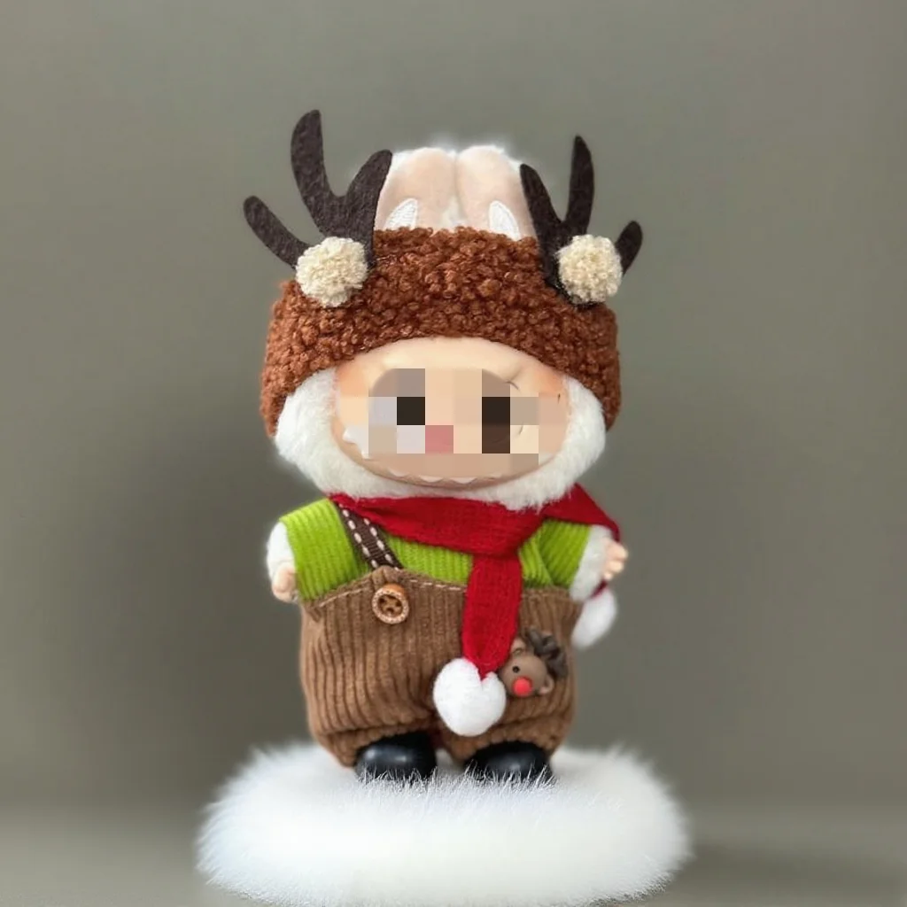 مجموعة فستان دمية عيد الميلاد، عطلة محدودة، أزياء الحياة LabubuV1 V2 V3 #1