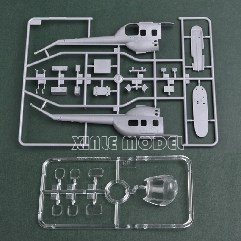 Trumpeter – Kit de modèle d'avion assemblé en plastique, hélicoptère de Transport armé russe Mi-2URN "Armor", 87243 (décent) 1/72