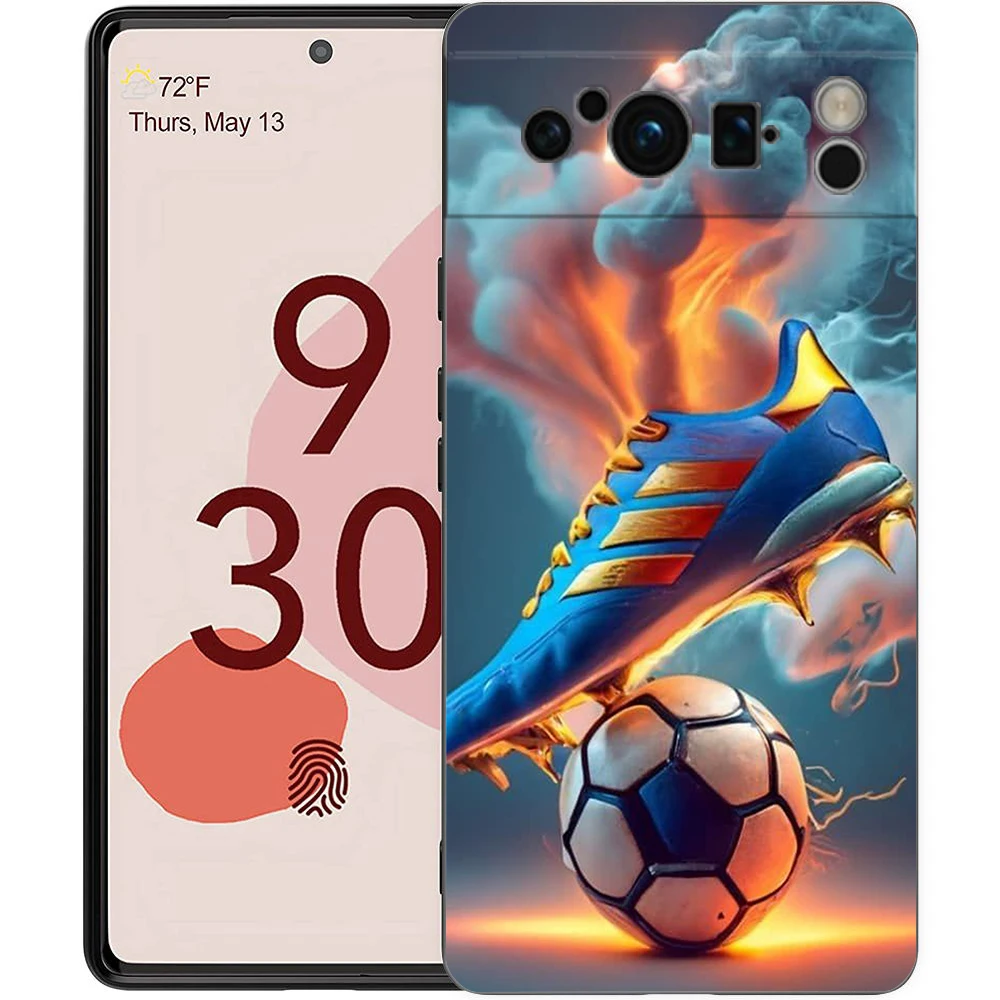 Football Footy Soccer Phone Case Cover for Google Pixel 9 8 7 6 7A 6A Pro Shockproof Soft TPU 9 Pro XL Shell Capas Fundas - view 6