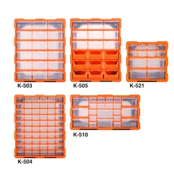 Kailiwei Drawer Type Parts Cabinet, Screw，Electronic Components, Combination Tool Classification, LEGO Sorting  Storage Box K521