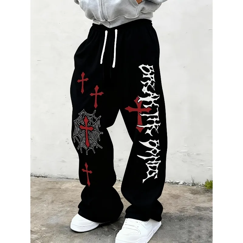 Men'S Kid Loose Athletic Long Pants, Breathable and Comfortable Trendy Casual Trousers Suitable for Fitness Training
