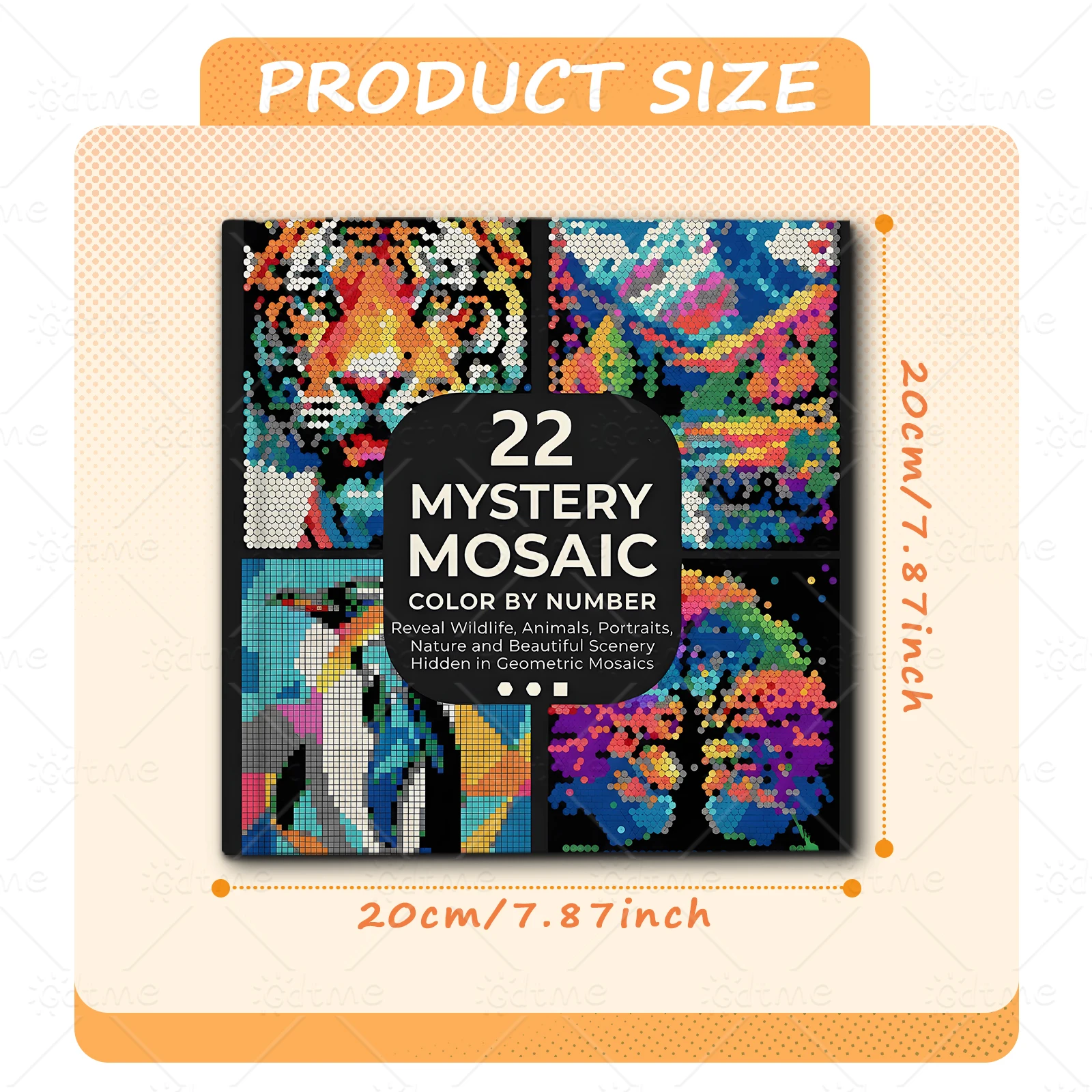 NUMBER PUZZLE COLOR BY NUMBER Coloring Book for Adult and Teen Featuring Relieve Stress Kill Time DIY Painting Drawing image 3