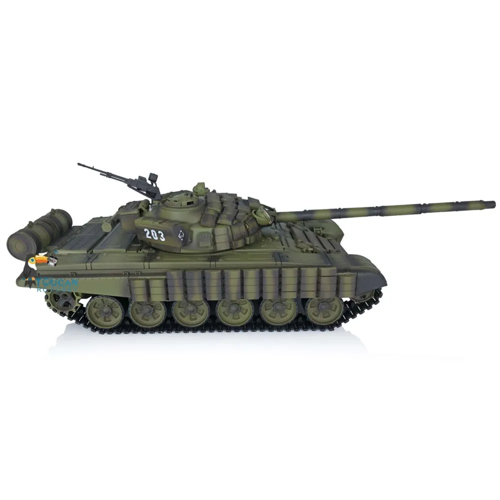 Realistyczny model czołgu Heng Long T72 RC w skali 1/16 do bitew, z płytą główna 7.0, plastikowy, gotowy do uruchamiania (RTR), zdalnie sterowany czołg Panzer dla dorosłych, inspirowany amerykańskimi akciami.