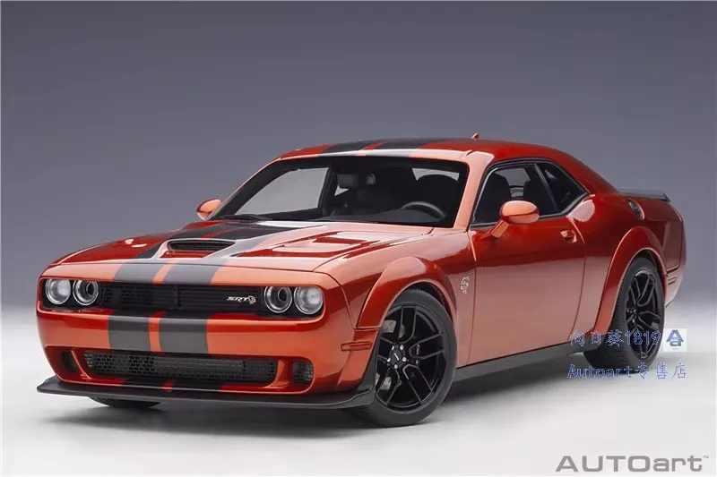 Autoart รถ 1/18 Dodge Challenger Srt 2022 Edition รถห้องพักเครื่องประดับรุ่น Boy คอลเลกชันคริสต์มาสของขวัญ