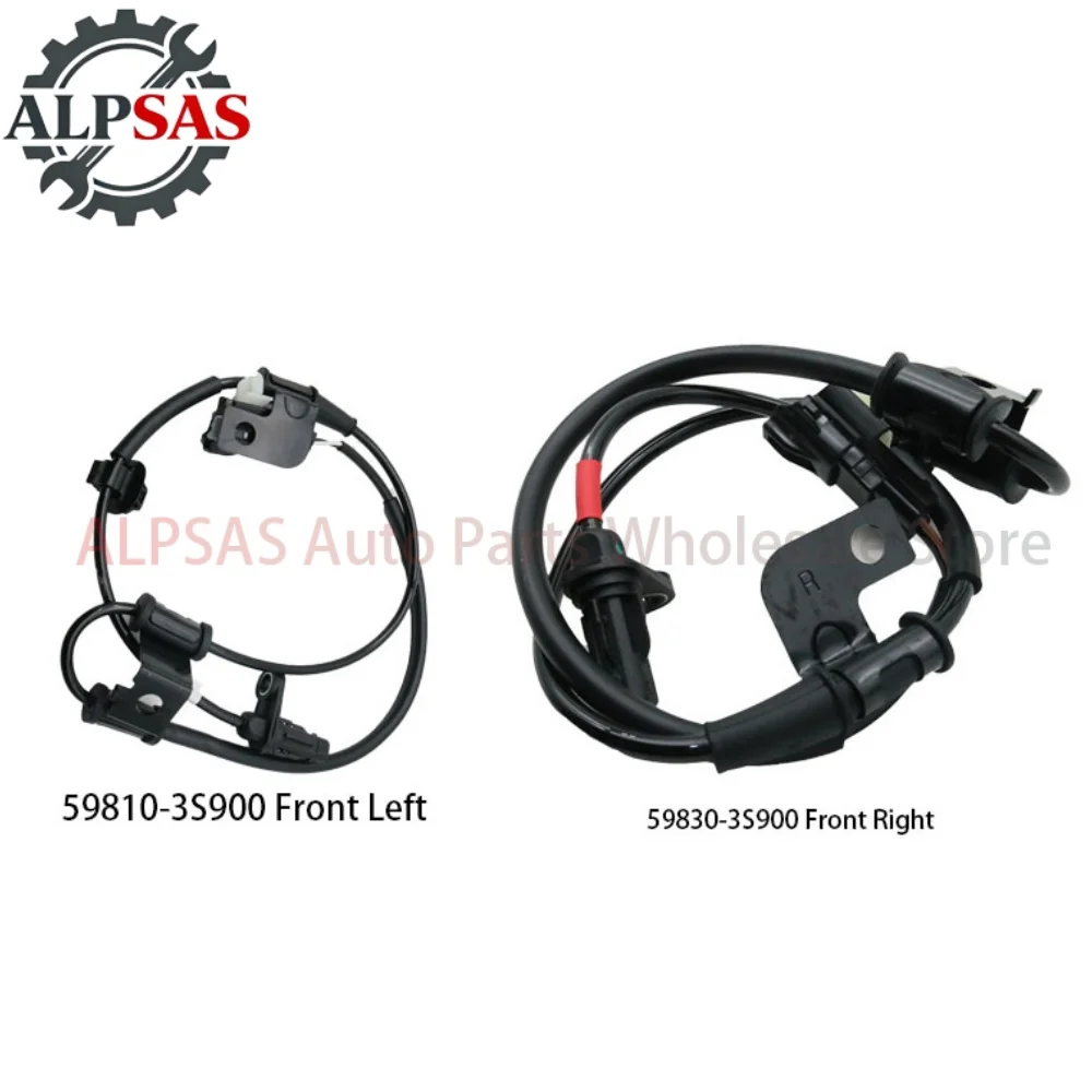 

2 шт. передних левых/правых датчиков скорости колеса ABS 59830-3S900 59810-3S900 OE # 598103Q000 598303Q000 Для Hyundai Sonata 2011-14 2.4 L4