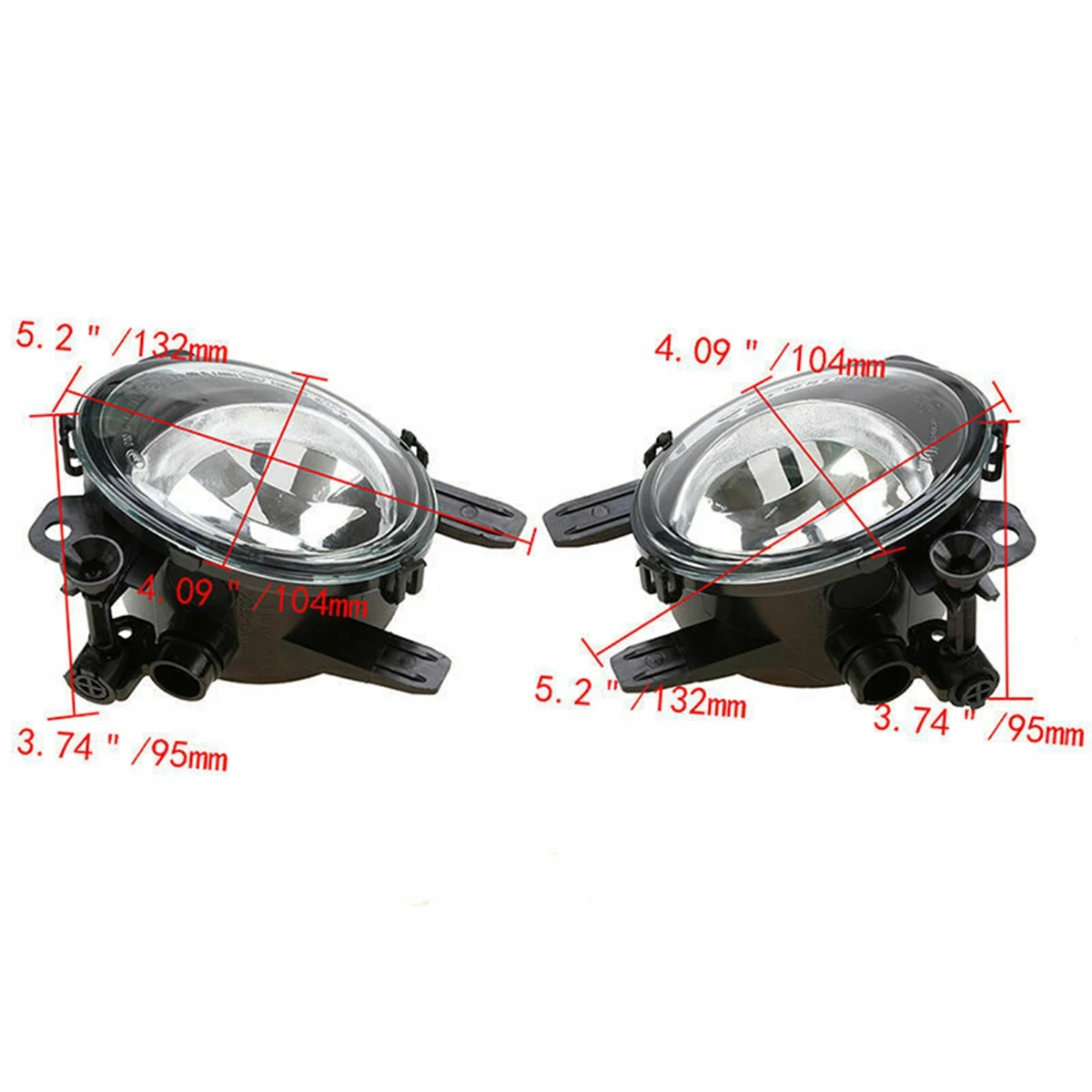 

Front Bumper Fog Lamp Light Cover 63177248911 63177248912 For BMW 1 2 3 4 Series F30 F31 F34 F35 2012-2016