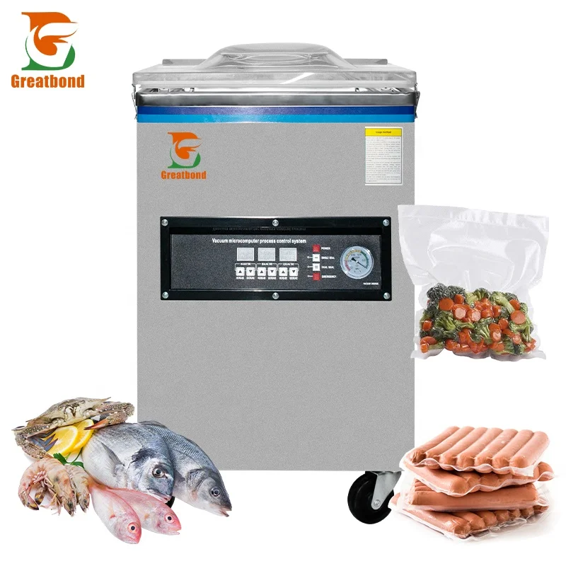 

DZ-400 Wholesale Low Price Commercial Single Chamber Food Wet Dry Industrial Sealing Food Meat Sealer Vacuum Packaging Machine