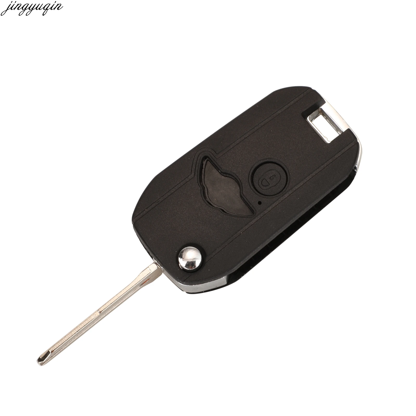 Jingyuqin Remote Car Key Case Shell Modified For BMW Mini One Cooper S 75 E34 E36 E39 E46 R50 R53 Z3 Z4 X3 X5 Land Rover 2BTNS