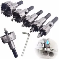 Carbide Tip HSS Drill Bit Hole Opener 16-30mm High Speed Steel Hole Saw Cutter Drill Bit For Stainless Steel Metal Alloy Drill
