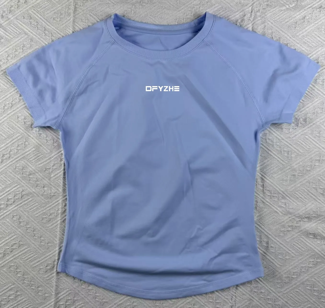DFYZHE Impact top met korte mouwen Dames hardloopsport-T-shirt Zomer korte mouw ronde hals elastische yoga fitness top ademend