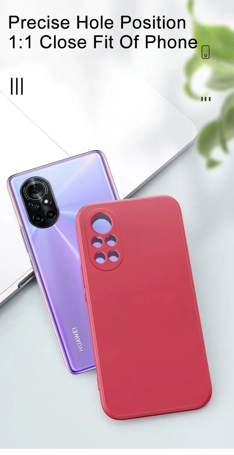 Luxury Liquid Silicone Phone Case For Huawei Y5p Y6p Y7p Y6s Y9s Y7a Y9a Y5 Y6 Y7 Pro 2018 Y9 Prime 2019 Soft Thin Candy Cover