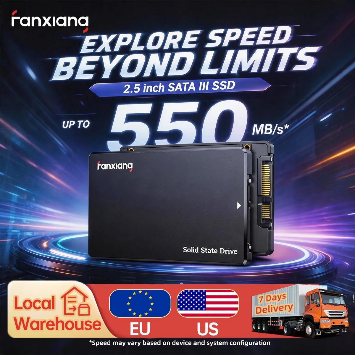 

[EU/US Shipping] Fanxiang SSD S101Q 2.5 inch SATA SSD 4TB 560MB/s Hard Drive SATA 3.0 SSD Internal Solid State Disk For Desktop