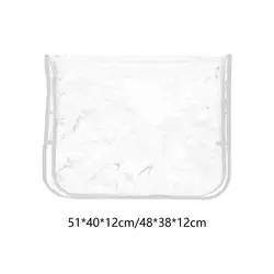 Chair Back Cover Clear Portable Lightweight Sturdy Chair Protect Cover Styling Chair for Hairdressing SPA Beauty Center Salon
