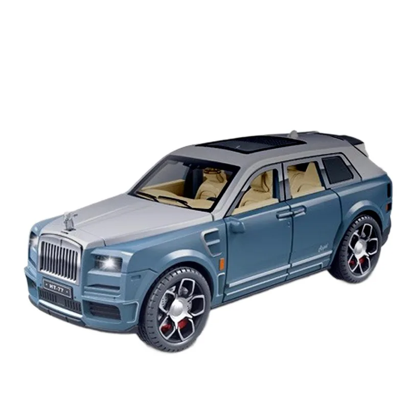1/32 Rolls Royce Phantom Diecast Spielzeugautos Modell Simuliertes Zurückziehen Limousine Metallspielzeugauto für Kinder Geschenke Sammlung