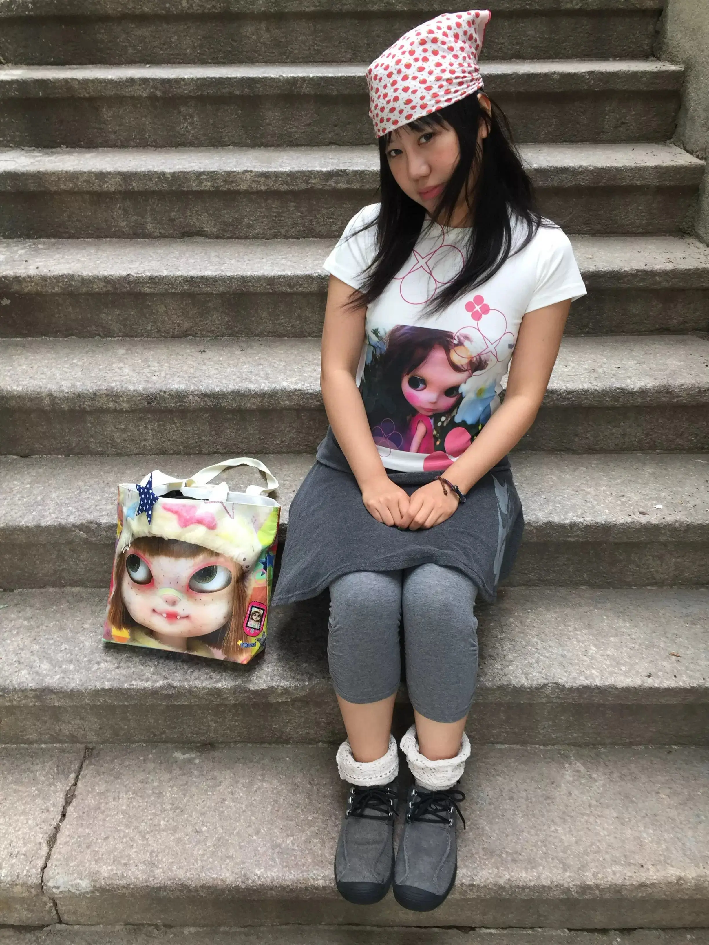 Y2K 2000s Fashion Baddie TikTok Fashion Women Graphic Cartoon Print Crop Top Short Sleeve Slim Fit High Stretch Daily Streetwear