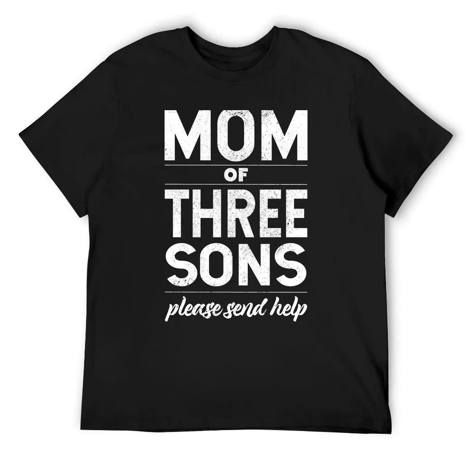 Mom of 3 sons help - Boy mom & Mom of boys, and Son T-Shirt summer clothes blacks tees cotton t shirt men