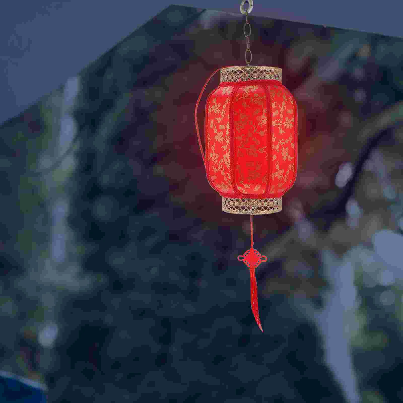 

2 Pcs Lantern Ancient Decor Chinese Festival Pendant Creative Indoor New Year Glowing Does Not Fade (water Proof Toy Style