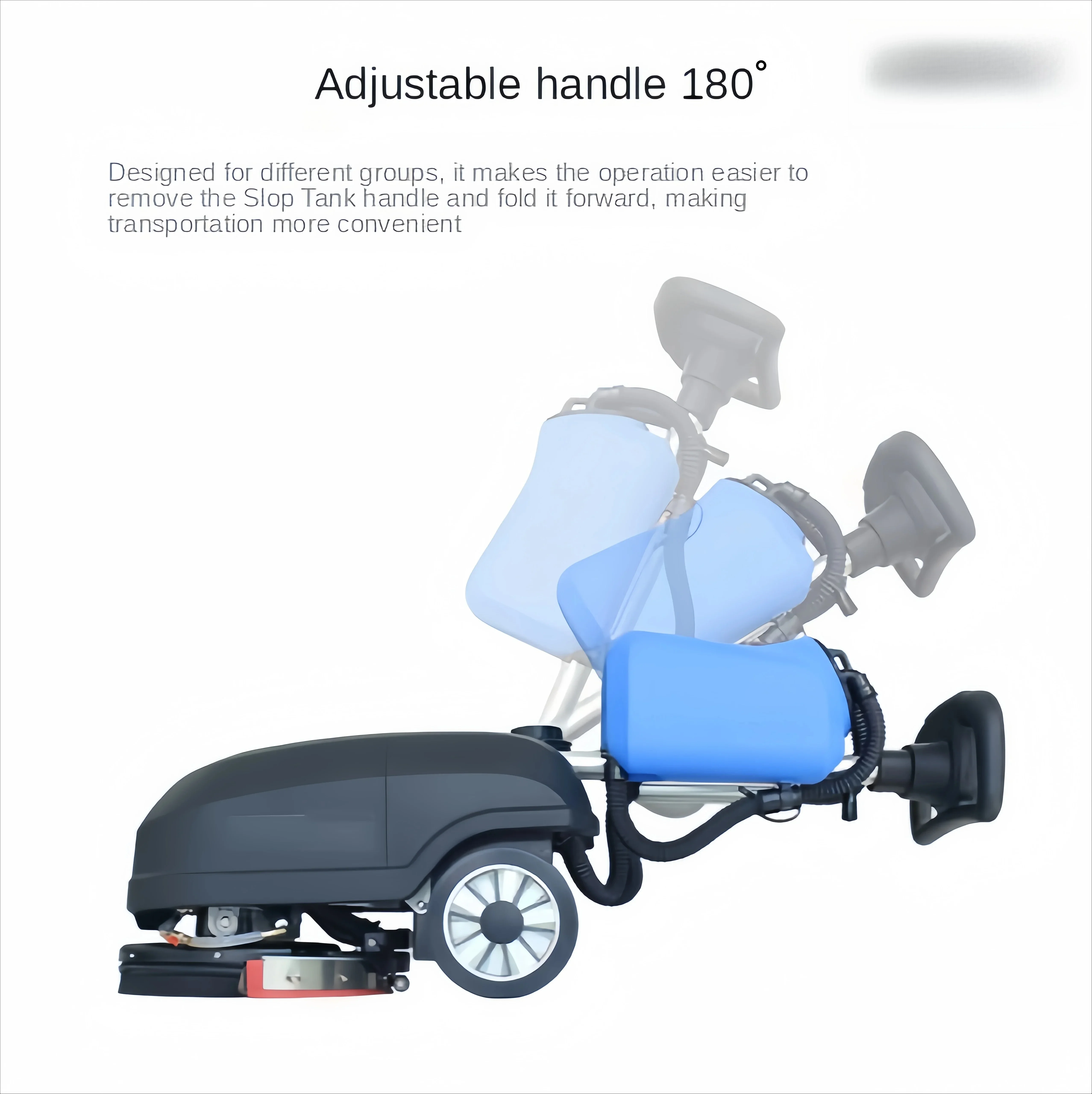 M2 Dryer Machine Competitive Price 24V Electric Walk-Behind Floor Scrubber Durable Mini Marble Tile Cleaner New Condition