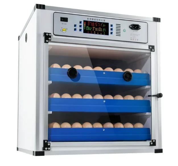 Full‑Automatic Egg Incubator, Digital Temperature Hatcher Machine, Poultry Egg Hatching Incubator for Chicken Duck Quail