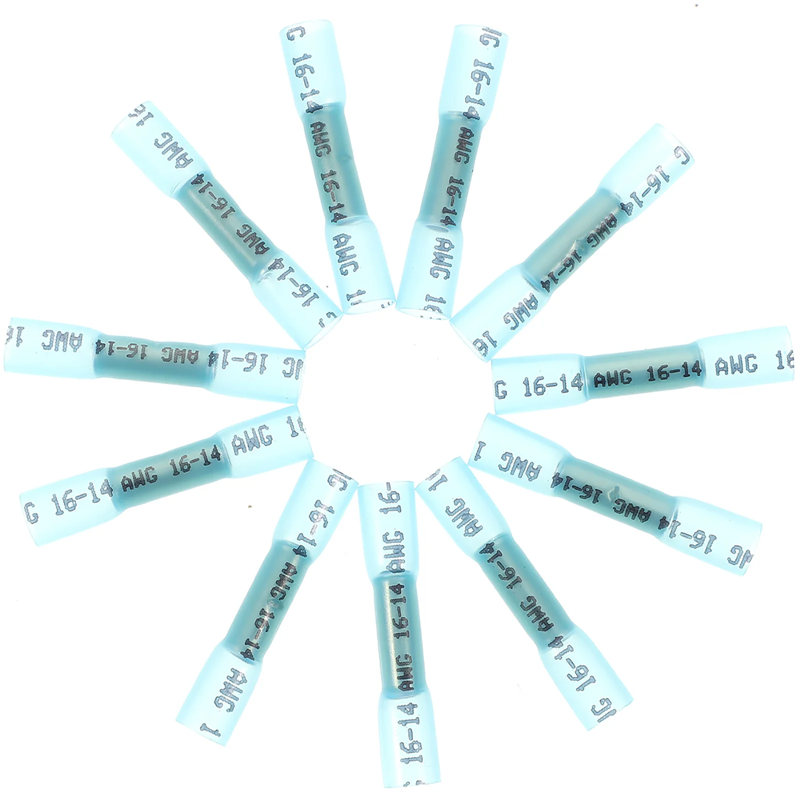 200 قطعة مقاوم للماء الحرارة يتقلص سلك بعقب موصلات النحاس الكهربائية تجعيد محطات لسيارة البحرية موصلات الأسلاك المنزلية #2