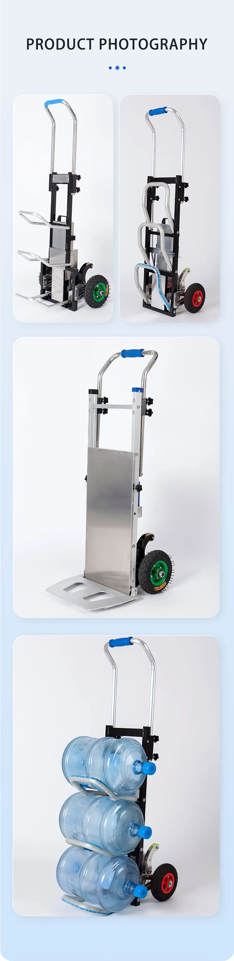 Best Price 3 Buckets of Water Climbing Machine Stair Climbing Trolley