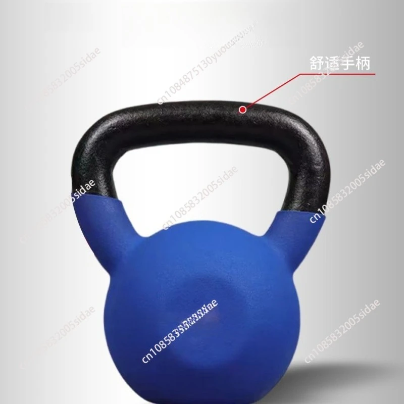 Fitness Damen Home Universal Gusseisen Solide Kettlebell Hantel Home Hip Lift Fitnessgeräte Kunststoffbeschichtete Kettlebell