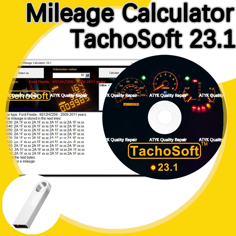 

TachoSoft Mileage Calculator 23.1 inspection tools diagnostic pour voiture tachosoft 23.1 Diagnostic software Repair equipment