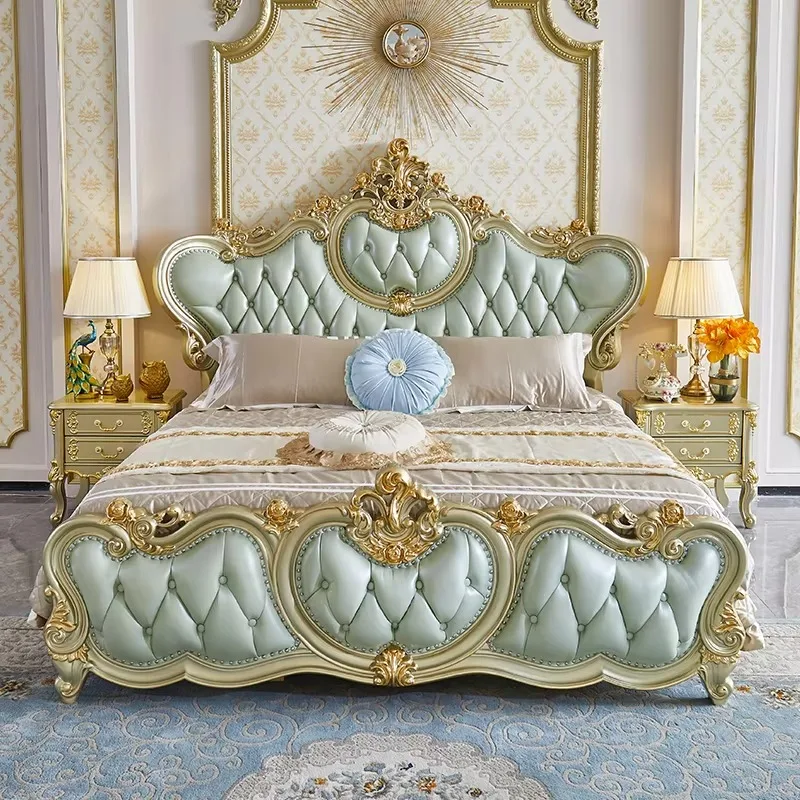 

European Marriage Bed Frame Storage Modular Lounge King Size Bed Frame Modern Luxury Camas Y Muebles Dormitorio Home Furniture